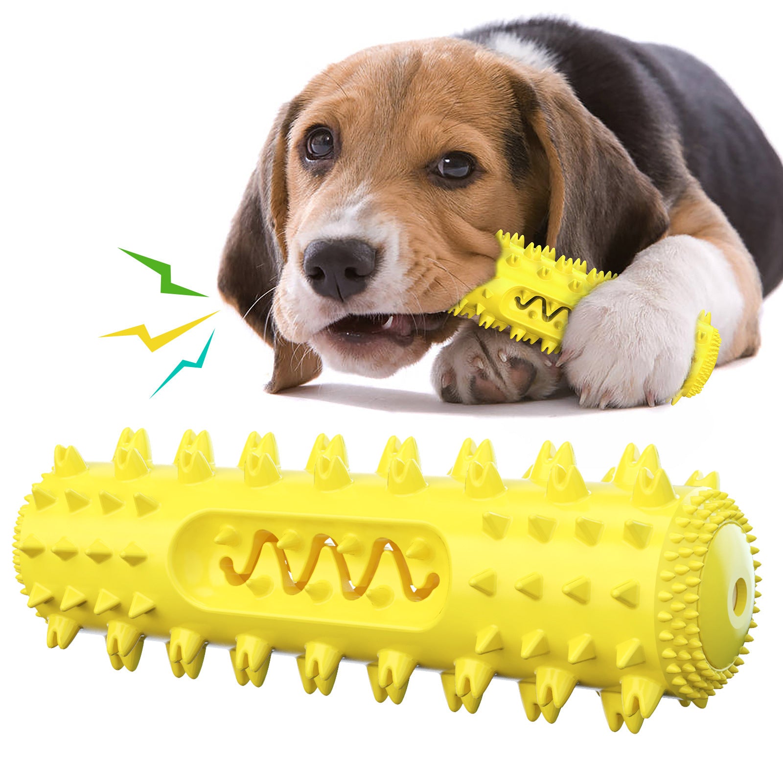 Dog Teething Stick & Toothbrush Toy