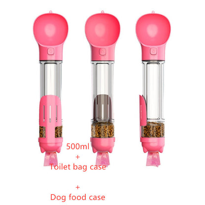 All-in-One Pet Water Bottle & Storage