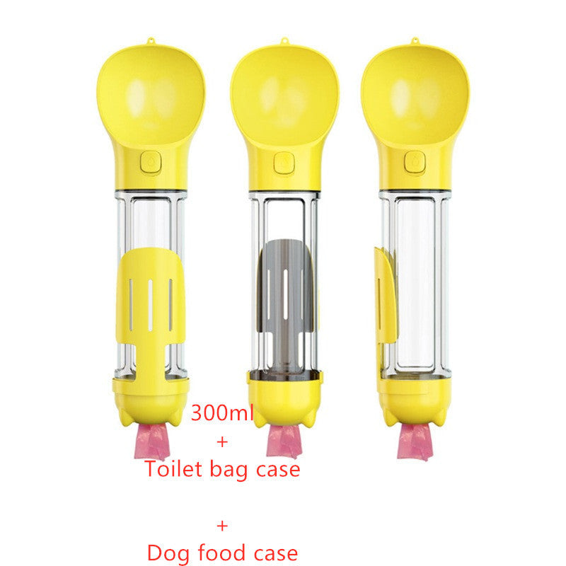 All-in-One Pet Water Bottle & Storage