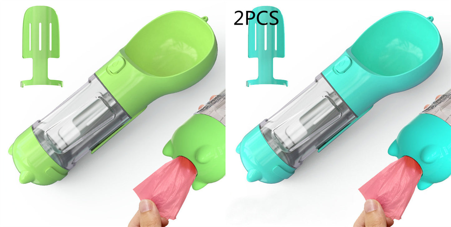 All-in-One Pet Water Bottle & Storage