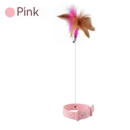 Cat Feather Collar toy