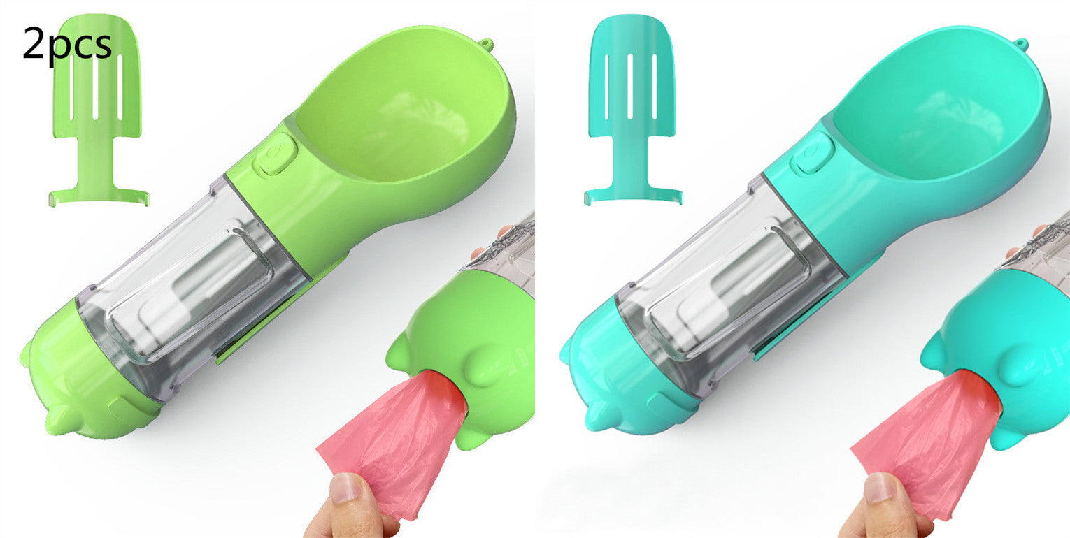 All-in-One Pet Water Bottle & Storage