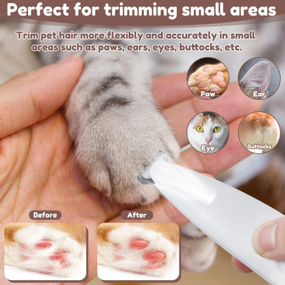 LED Light Pet Paw Trimmer & Grooming Clippers