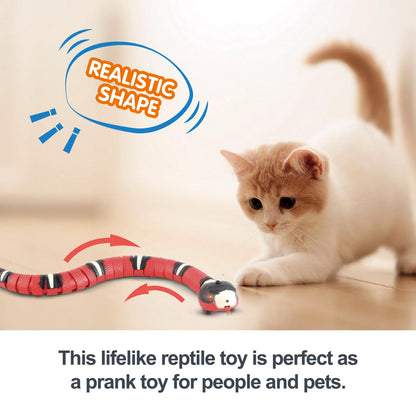 Smart Sensing Automatic Eletronic Snake Toy For Pet