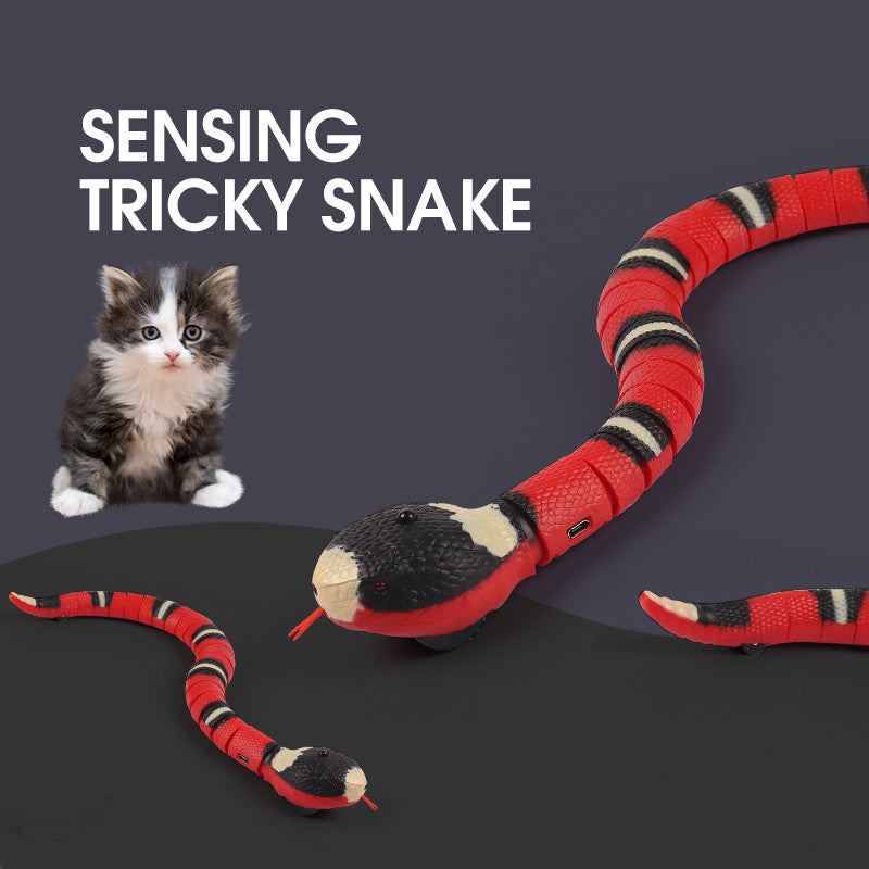 Smart Sensing Automatic Eletronic Snake Toy For Pet