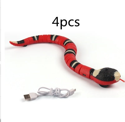 Smart Sensing Automatic Eletronic Snake Toy For Pet