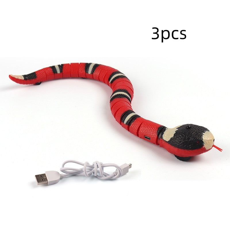 Smart Sensing Automatic Eletronic Snake Toy For Pet